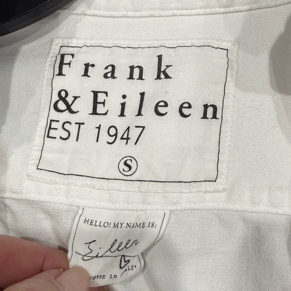 Frank & Eileen NEW Relaxed Button up shirt $278 - Picture 7 of 9